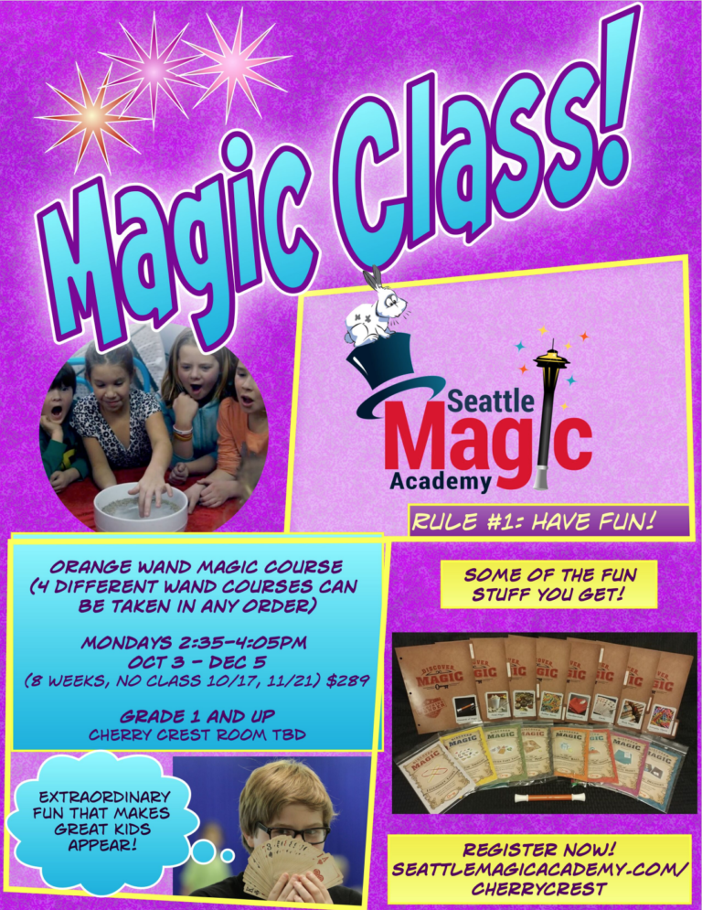 Magic Club at Cherry Crest – CHERRY CREST ELEMENTARY PTSA