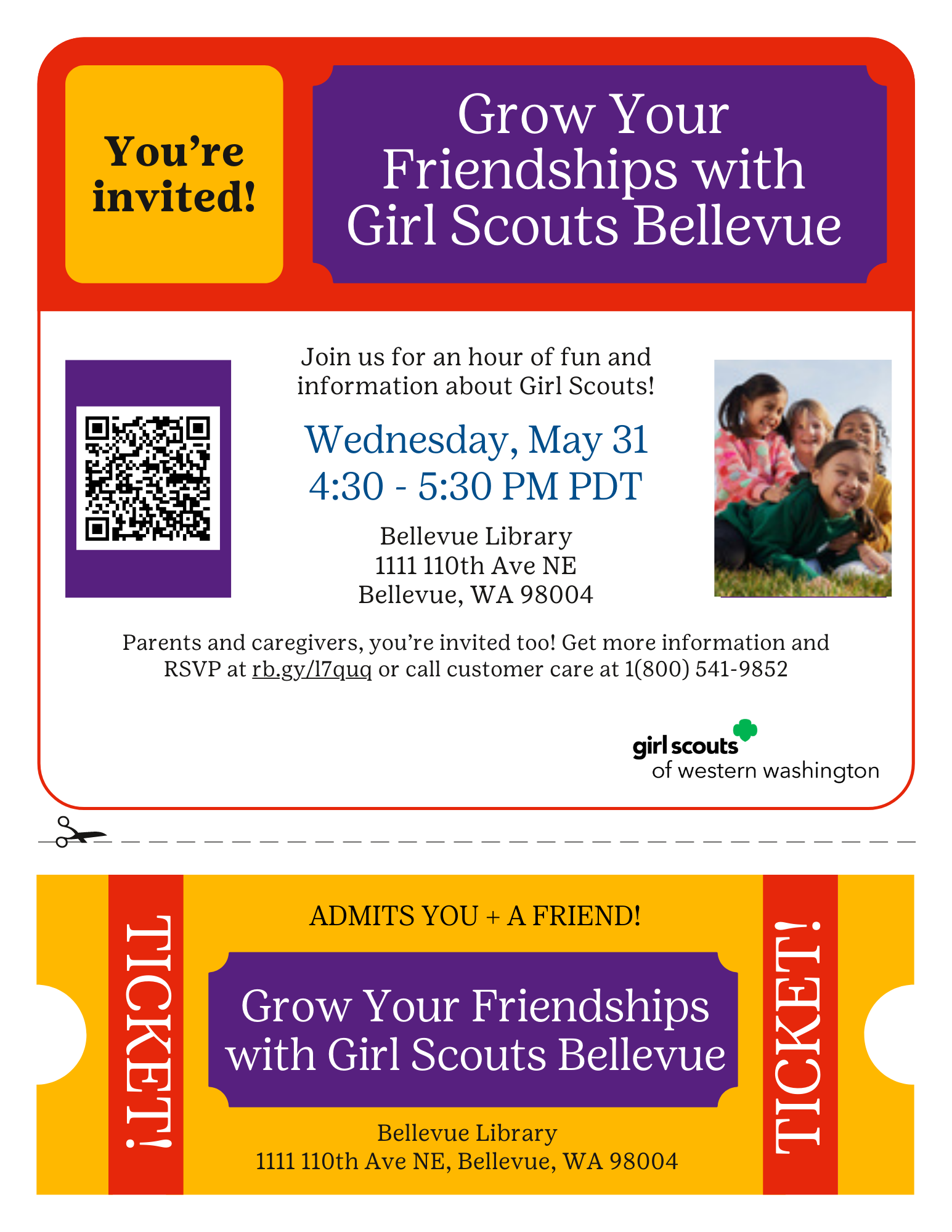 Girl Scout Recruiting Event this Wednesday at Bellevue Library – CHERRY ...